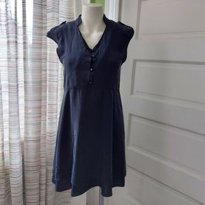 GUC navy Alice + Olivia dress